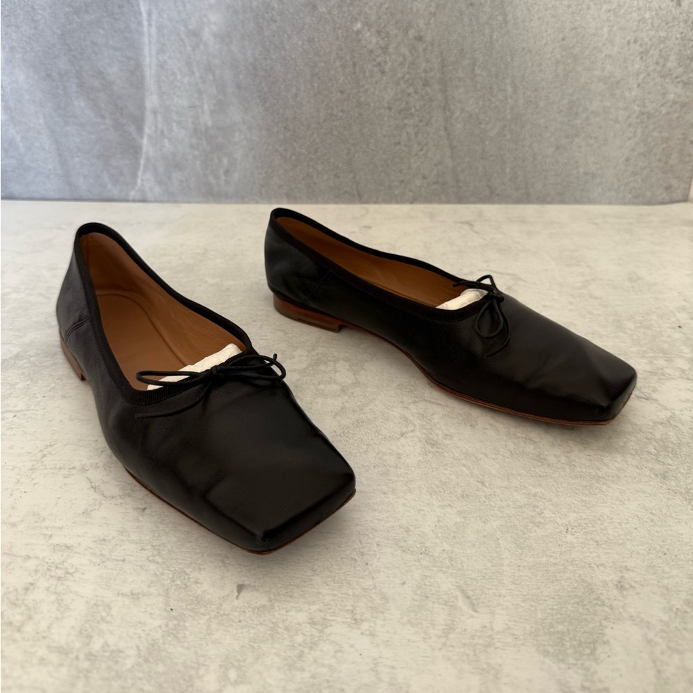 Mansur Gavriel Square Toe Ballerina Flats | Shopbop Mansur Gavriel Square Toe Ba - Picture 9 of 9